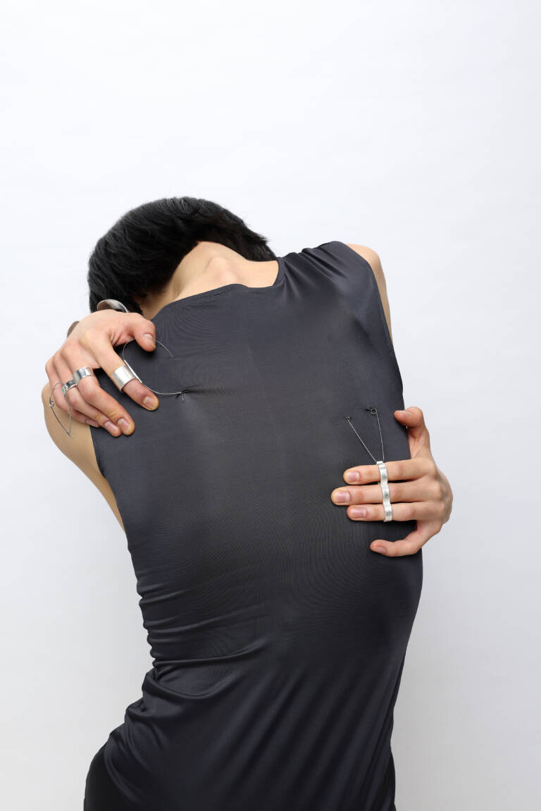 002 The Value of Nothing EUNBYEOL JO The Ornamented Self 2025 Sterling silver stainless steel wire courtesy of the artist 768x1151