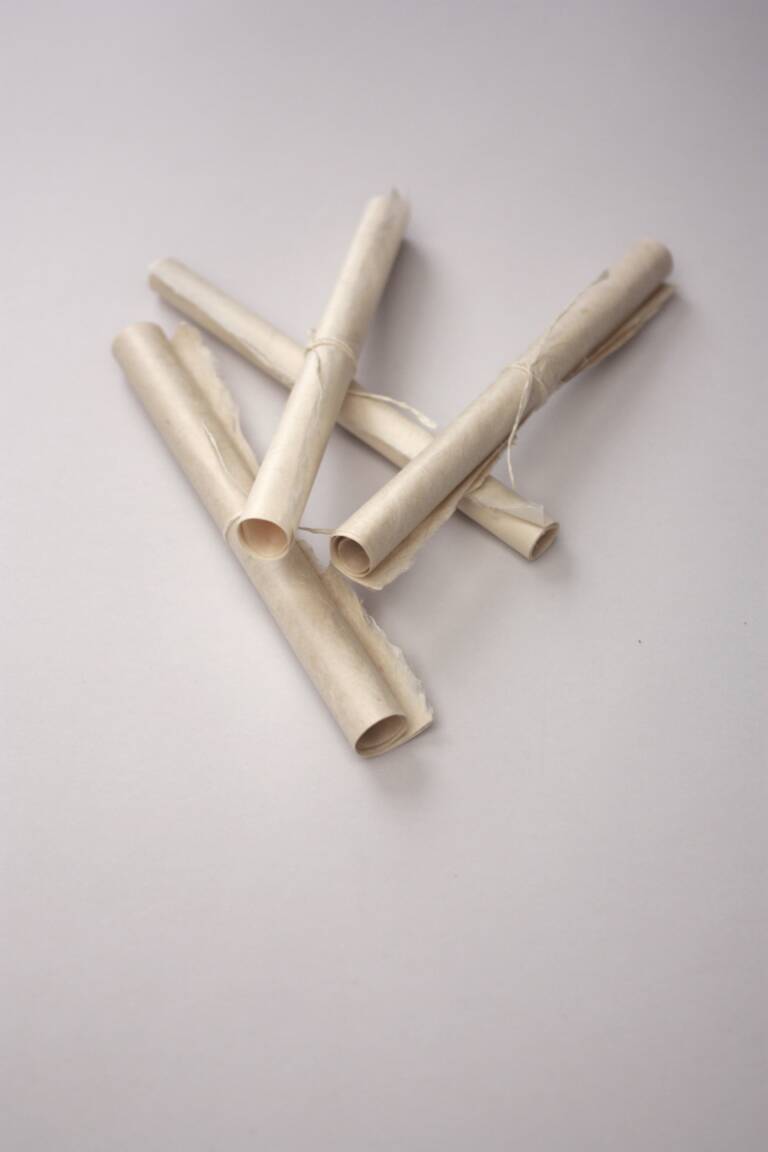 Sunhi Jaeger Poems of you WashiShifu handmade Paper and String from Kozo each8x120mm photobysunhijaeger  768x1152